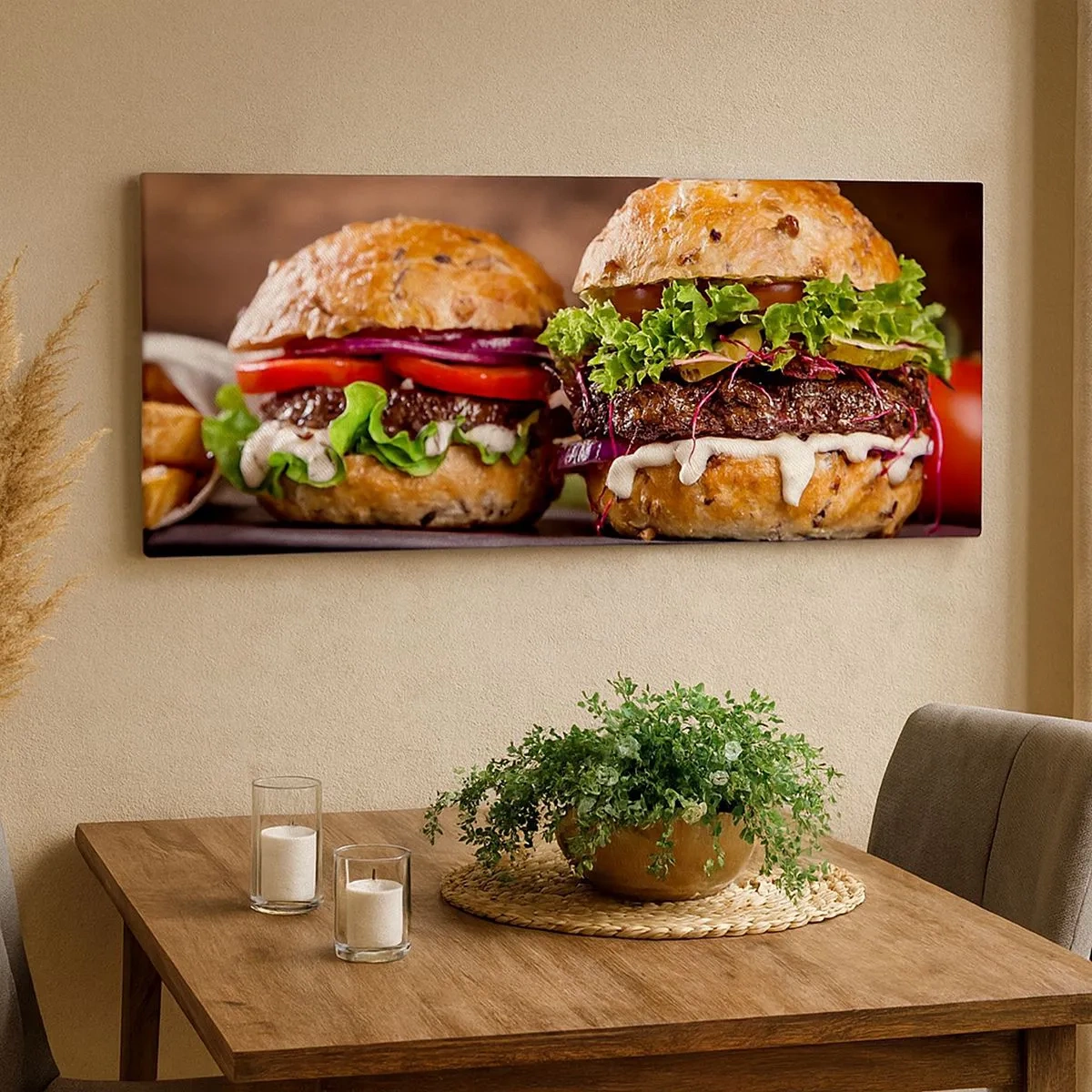 Bild auf Leinwand - Leinwandbild - Amerikanischer Traum - 100x40 cm