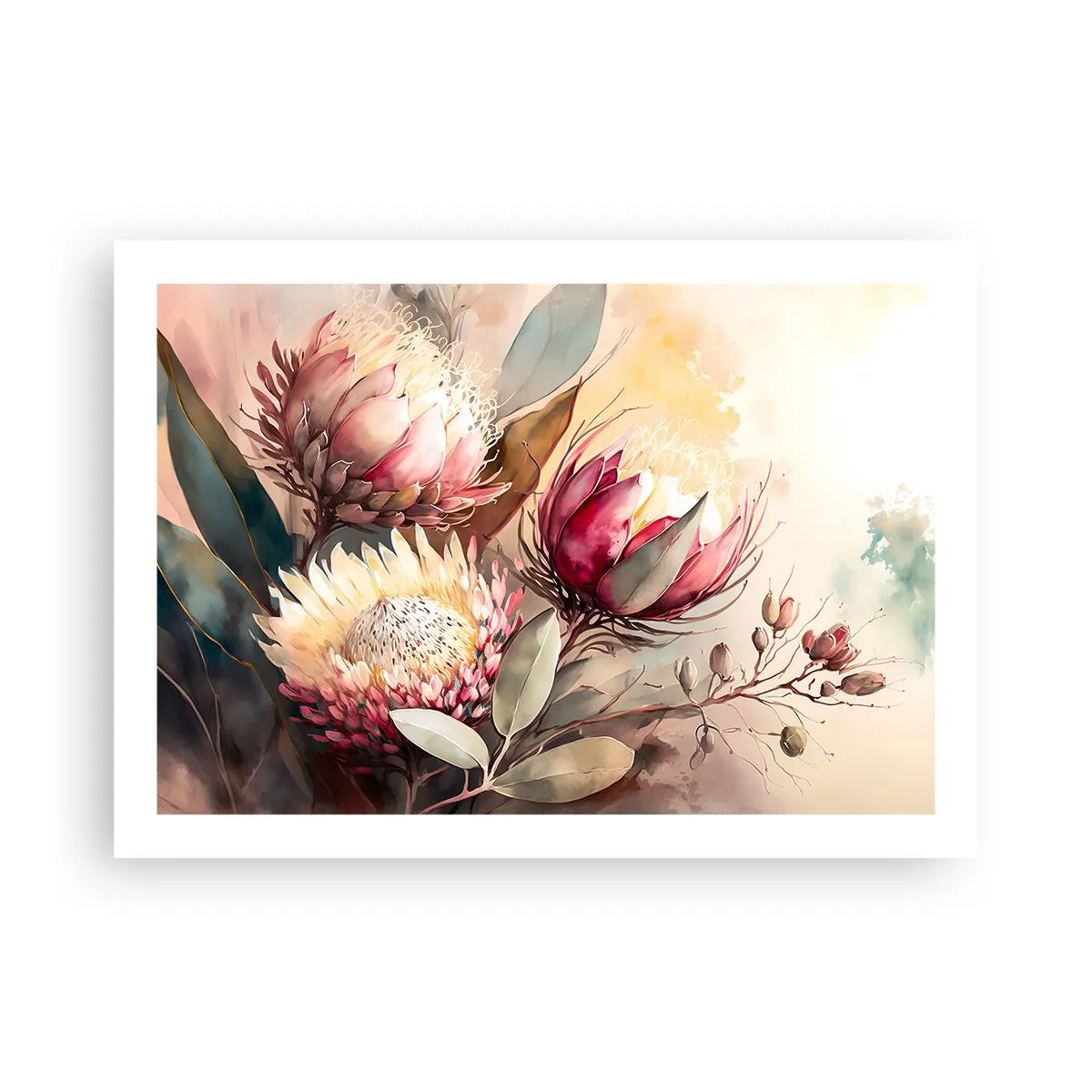 Poster - Im Profil und en face - 70x50 cm