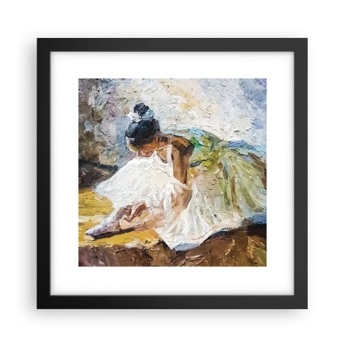 Poster in einem schwarzem Rahmen - Aus einem Gemälde von Degas - 30x30 cm