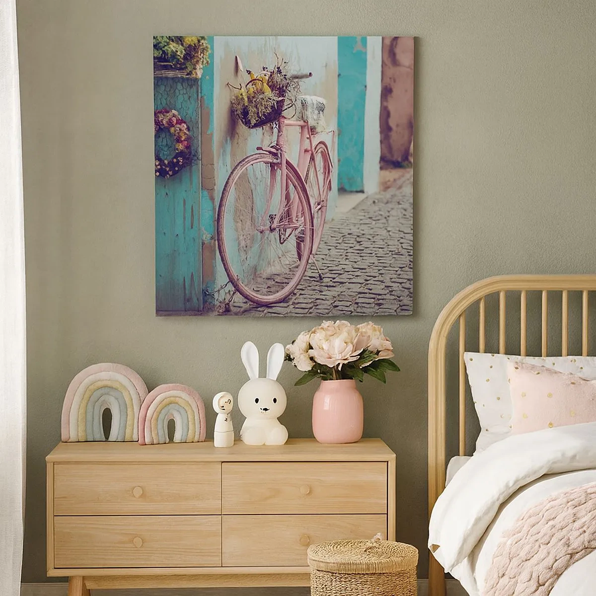 Bild auf Leinwand - Leinwandbild - Ich komme gleich wieder - 30x30 cm