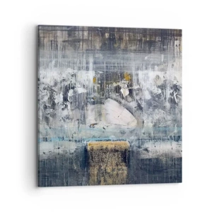 Bild auf Leinwand - Leinwandbild - Wie auf Eis, wie nach Dezember - 70x70 cm