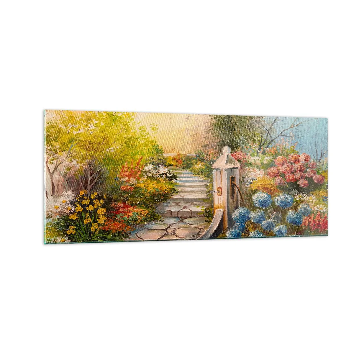 Glasbild - Bild auf glas - In voller Blüte - 100x40 cm