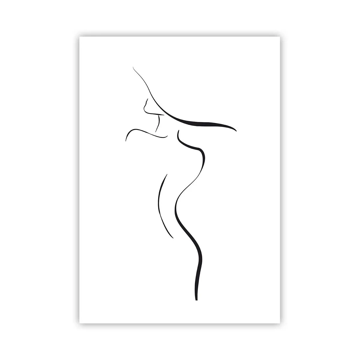 Poster - Flüchtig wie eine Welle - 70x100 cm