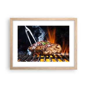 Poster in einem Rahmen aus heller Eiche - Saftig und duftend - 40x30 cm