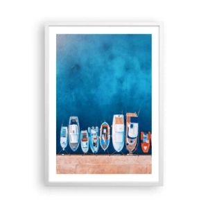 Poster in einem weißen Rahmen - In einer Reihe - 50x70 cm