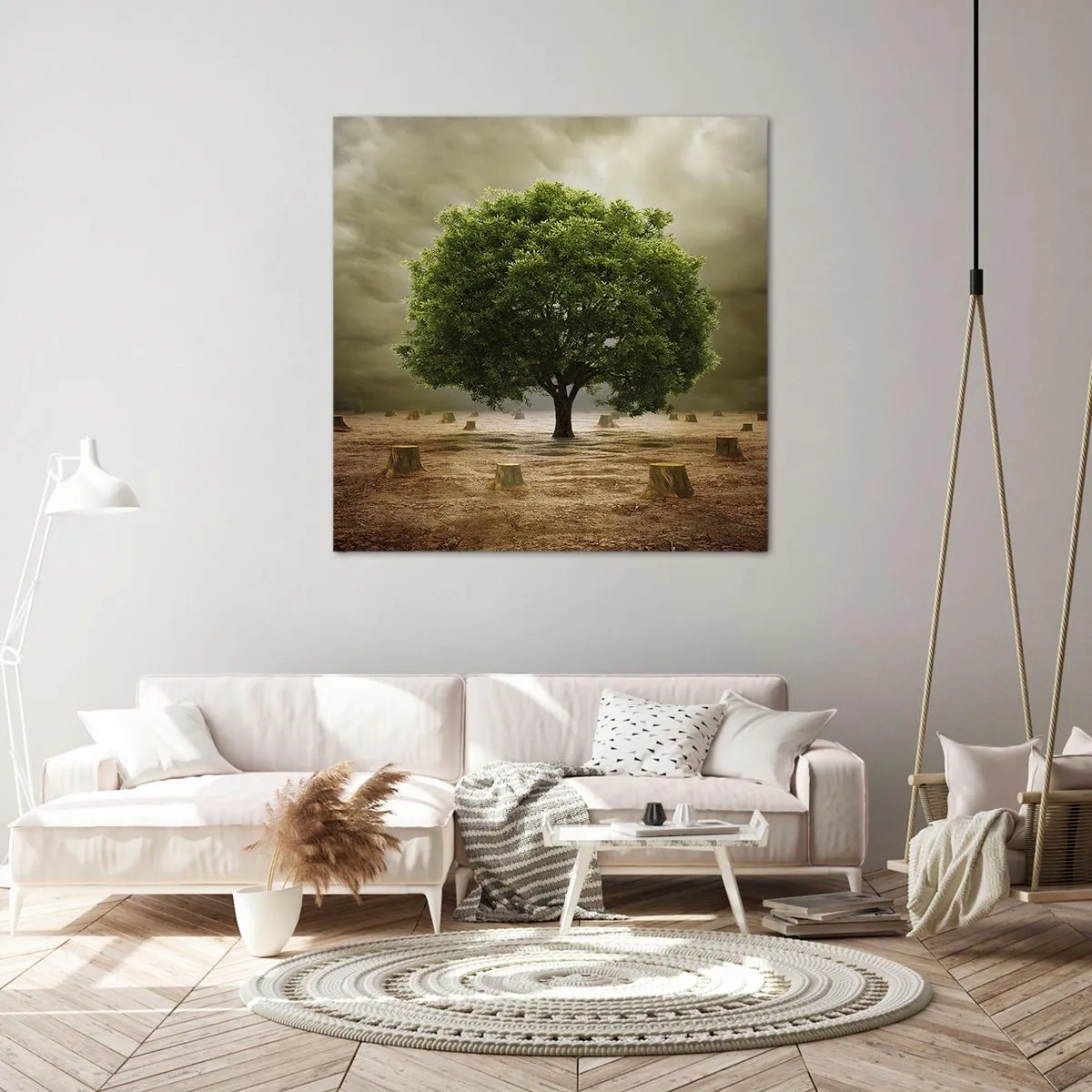 Bild auf Leinwand - Leinwandbild - Alle Hoffnung - 40x40 cm