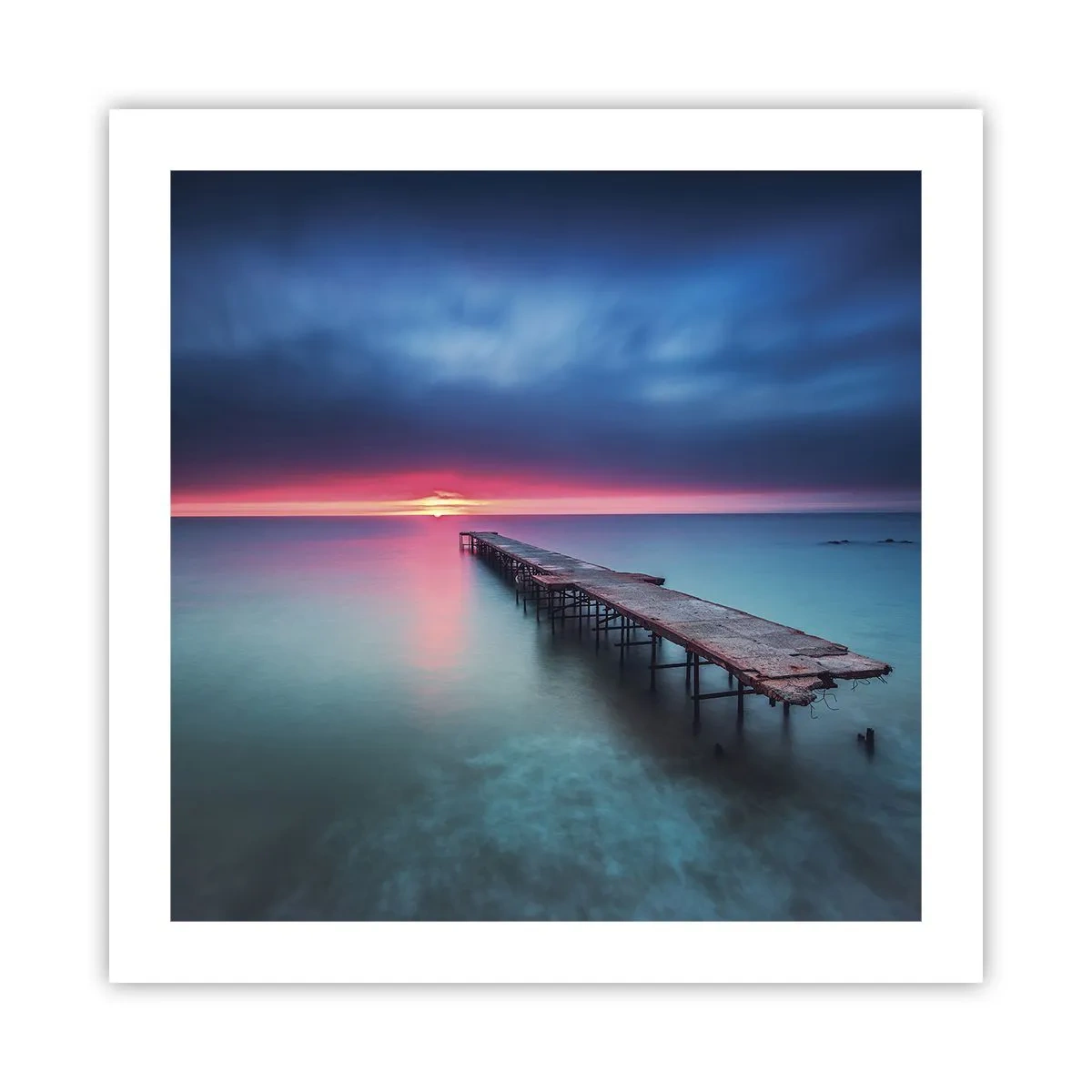 Poster - Zwischen Himmel und Erde - 50x50 cm