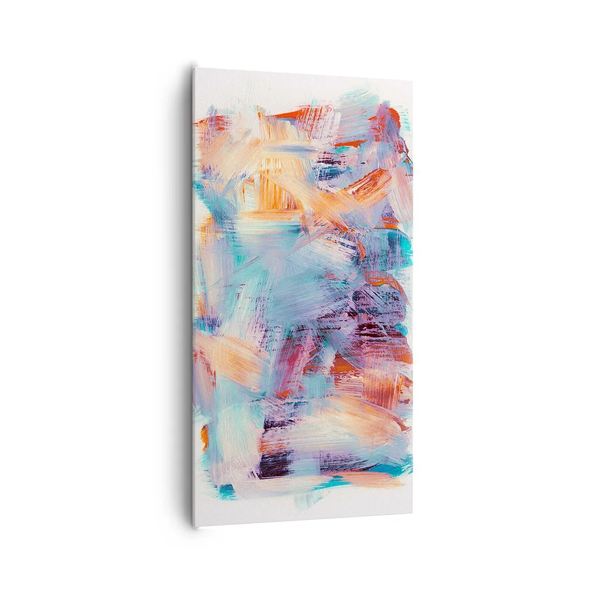 Bild auf Leinwand - Leinwandbild - Buntes Durcheinander - 65x120 cm