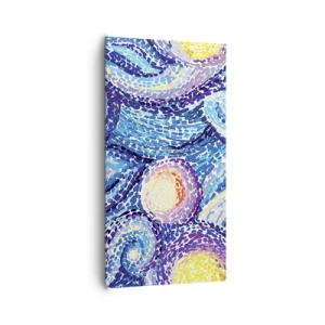 Bild auf Leinwand - Leinwandbild - Aus einem Gemälde von van Gogh - 65x120 cm