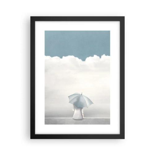 Poster in einem schwarzem Rahmen - Am Rande der Realität und Träume - 30x40 cm