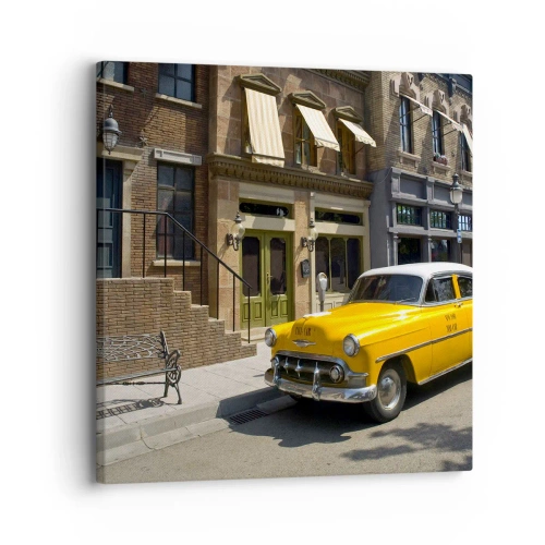 Bild auf Leinwand - Leinwandbild - Vor langer Zeit in Amerika - 30x30 cm