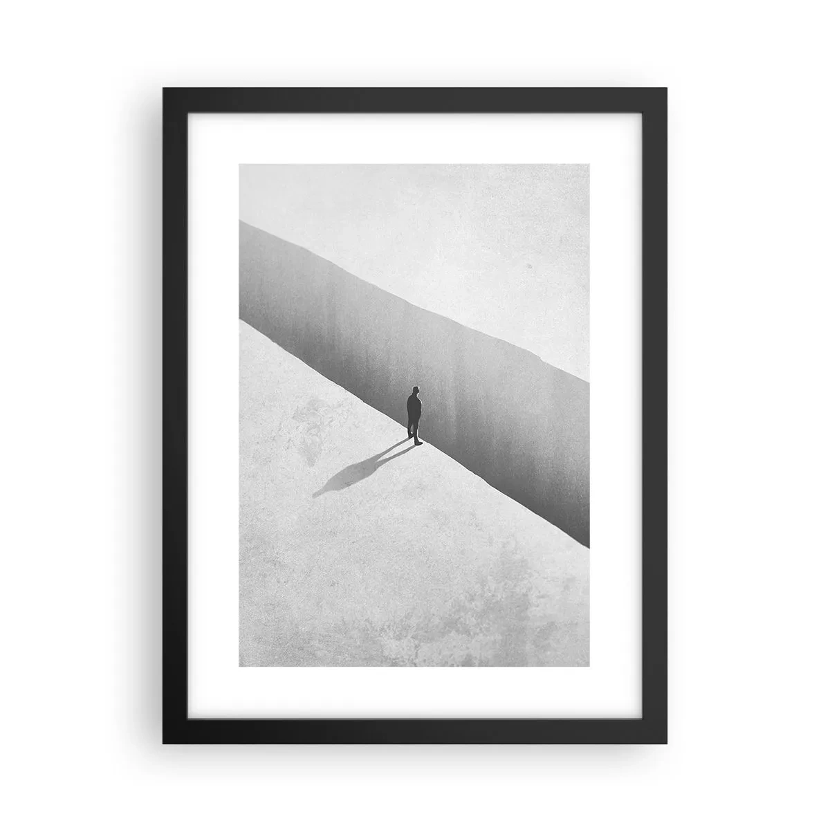 Poster in einem schwarzem Rahmen - Klares Ziel - 30x40 cm