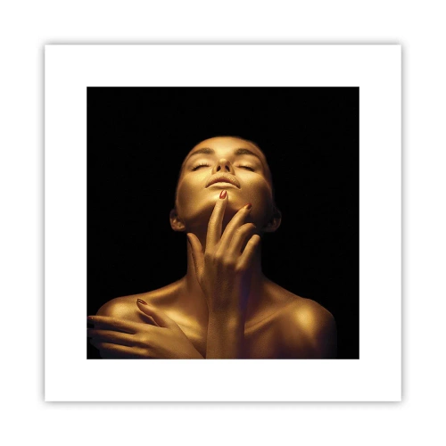 Poster - Wie goldene Seide - 30x30 cm