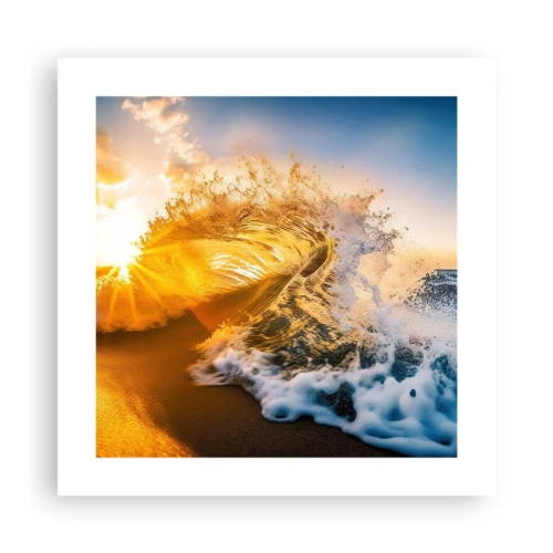 Poster - Spaß im Sand - 40x40 cm