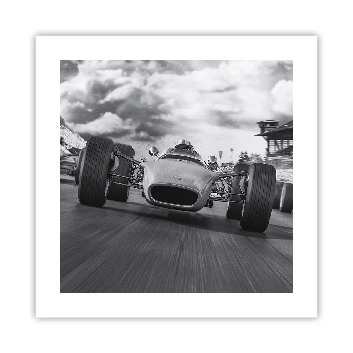 Poster - Power ist da! - 40x40 cm