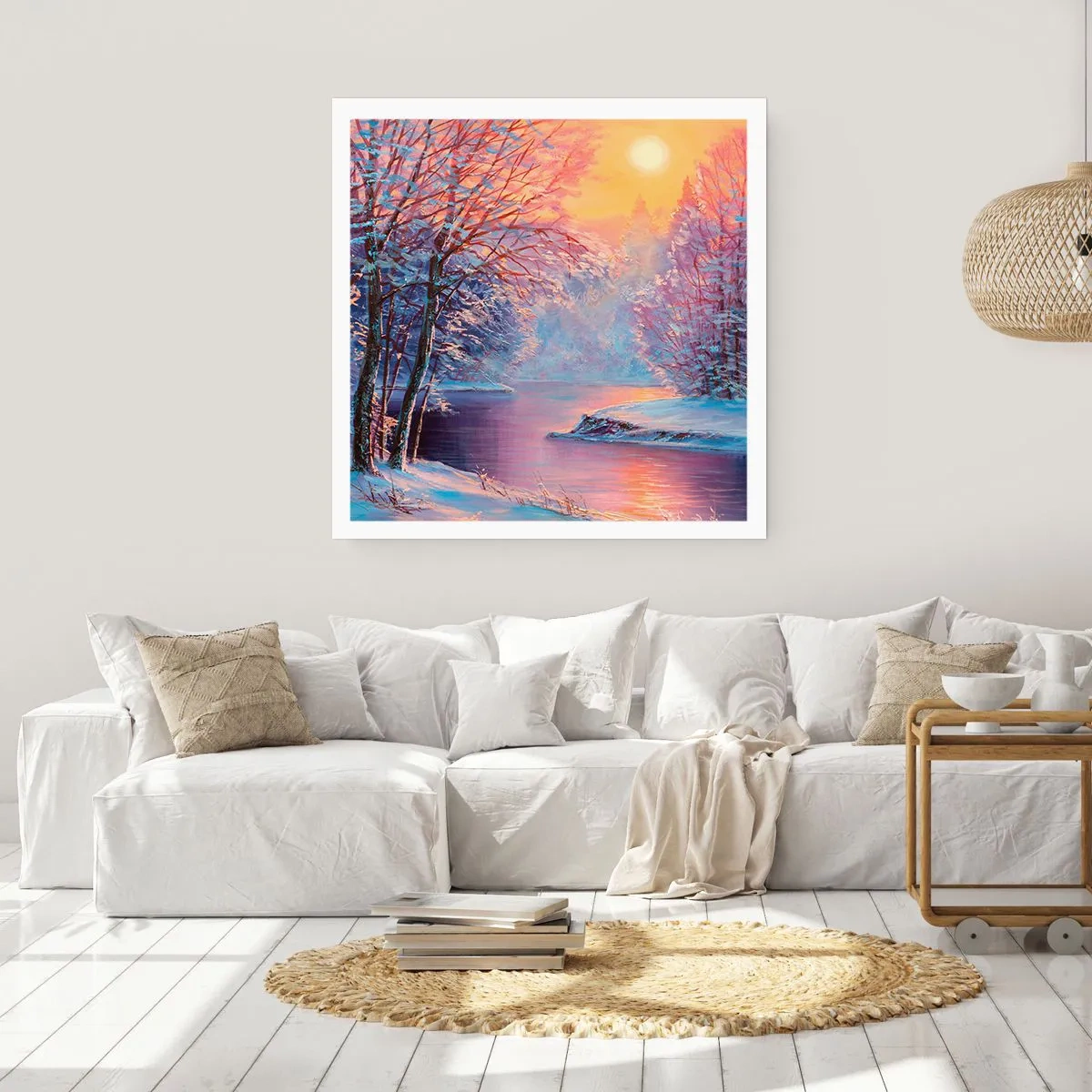 Poster - Die Farben des Winters - 50x50 cm