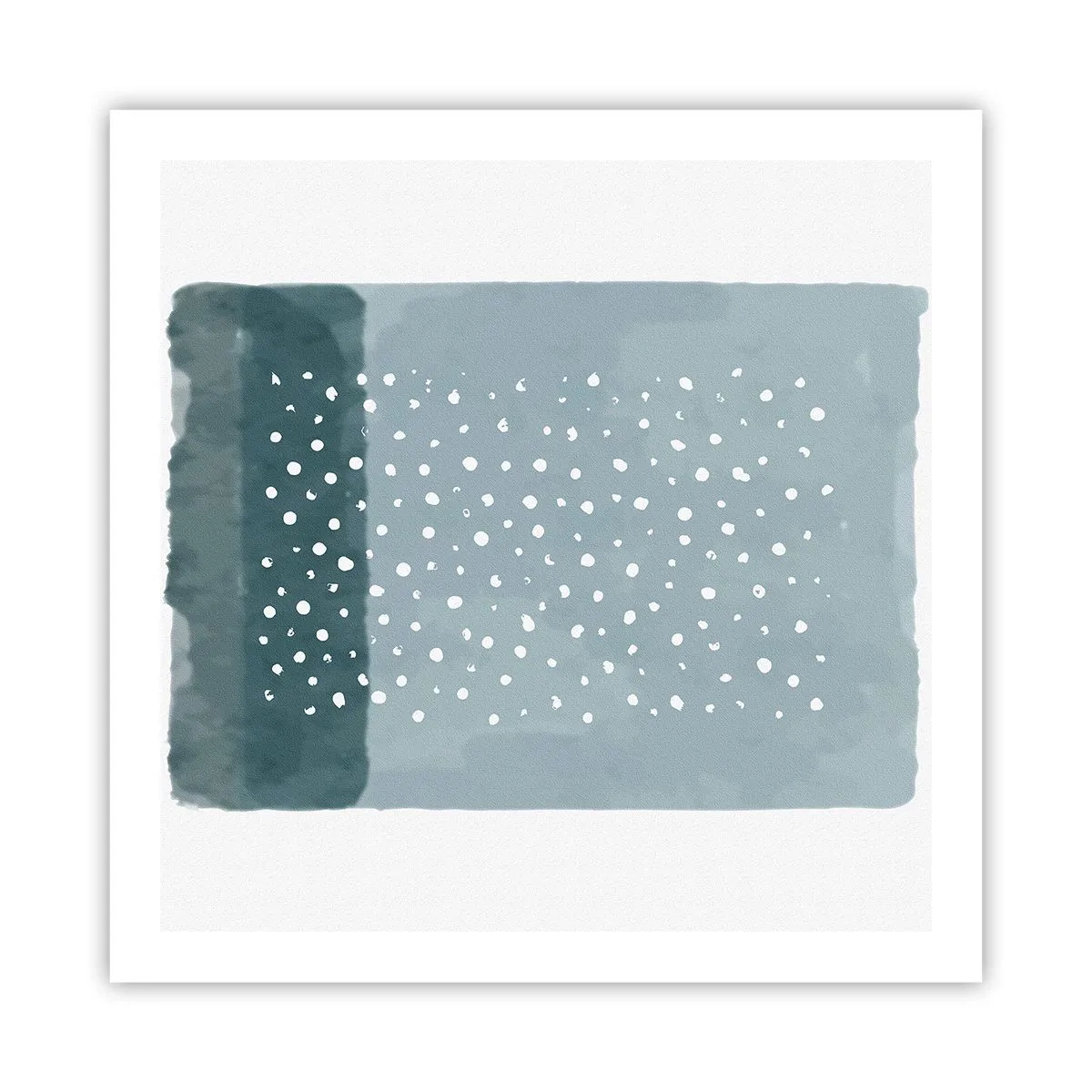 Poster - Auf Blau gewachsen - 60x60 cm