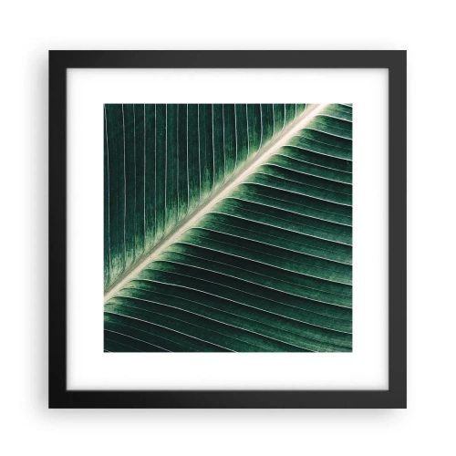 Poster in einem schwarzem Rahmen - Rhythmus der Natur - 30x30 cm