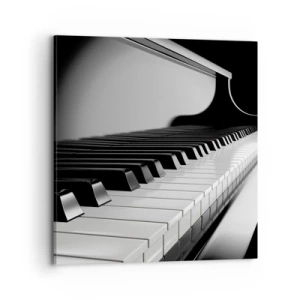 Bild auf Leinwand - Leinwandbild - Harmonie von Formen und Farben - 70x70 cm