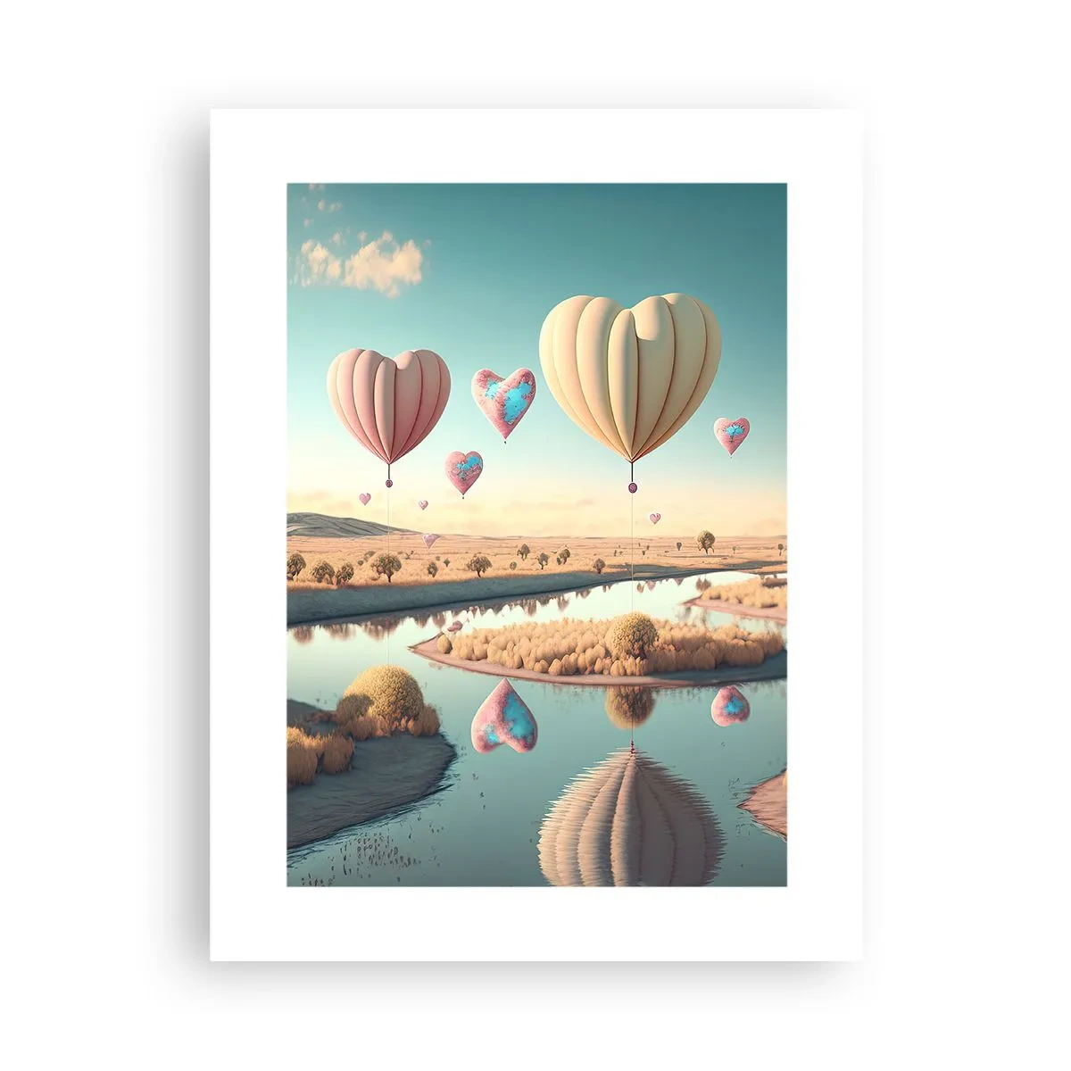 Poster - Dank Liebe steigt man auf - 30x40 cm