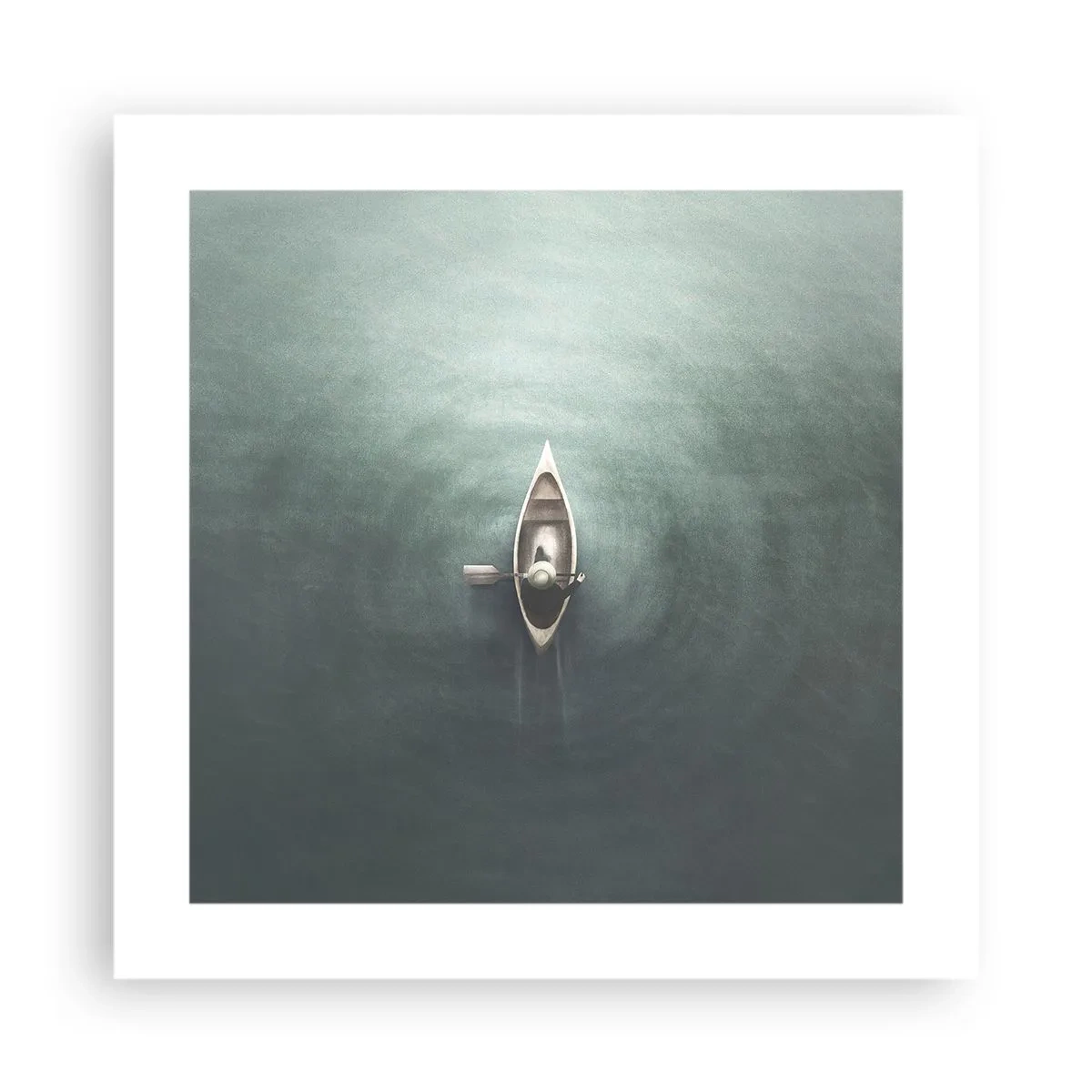 Poster - Durch den Mondsee - 40x40 cm