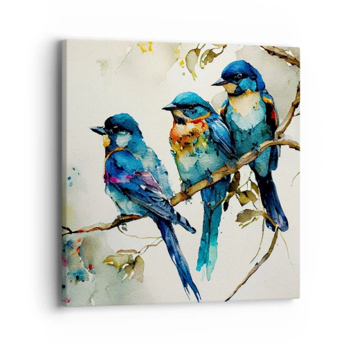 Bild auf Leinwand - Leinwandbild - War er beleidigt? - 40x40 cm