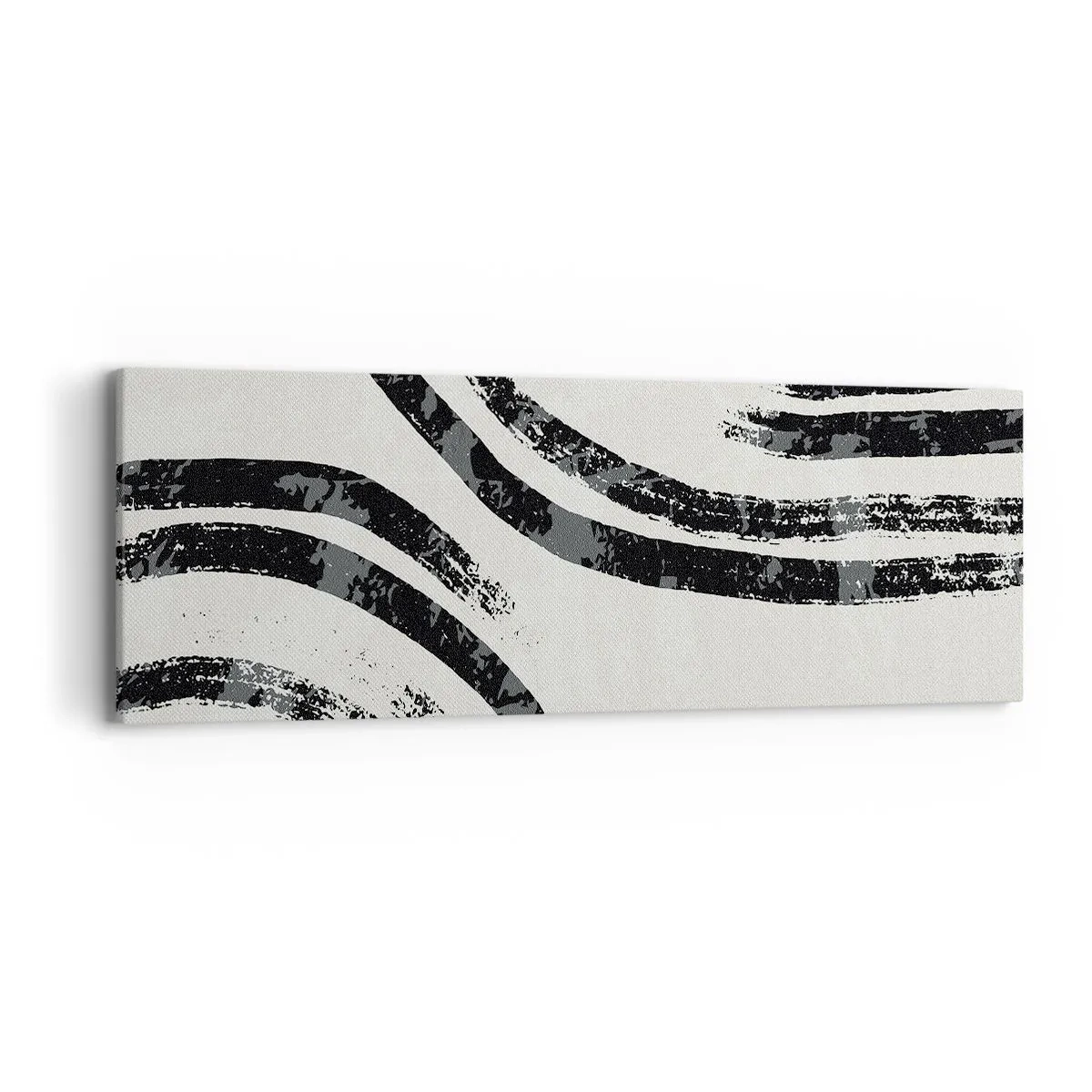 Bild auf Leinwand - Leinwandbild - Bei Hälfte angehalten - 90x30 cm