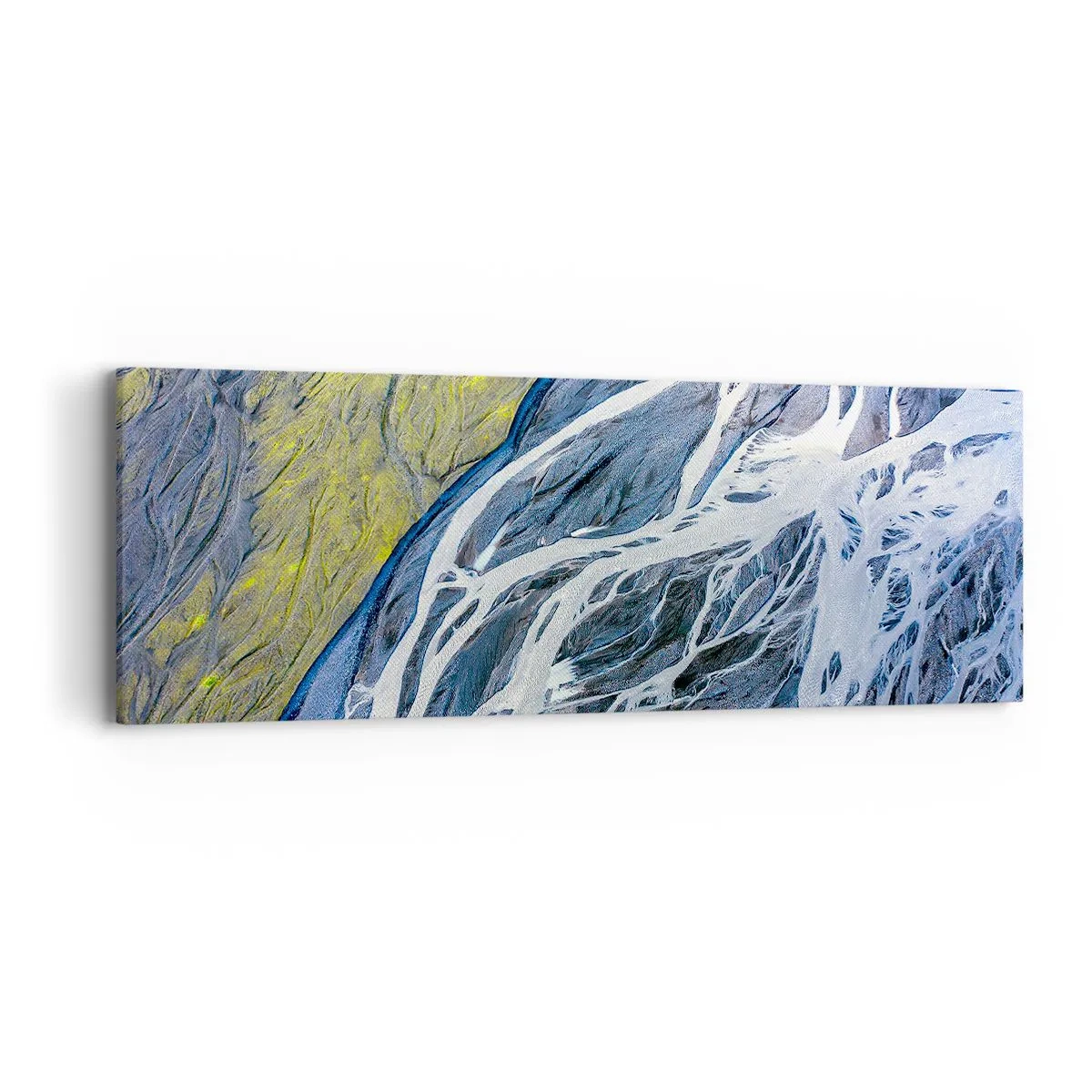 Bild auf Leinwand - Leinwandbild - Felsmalereien der Natur - 90x30 cm