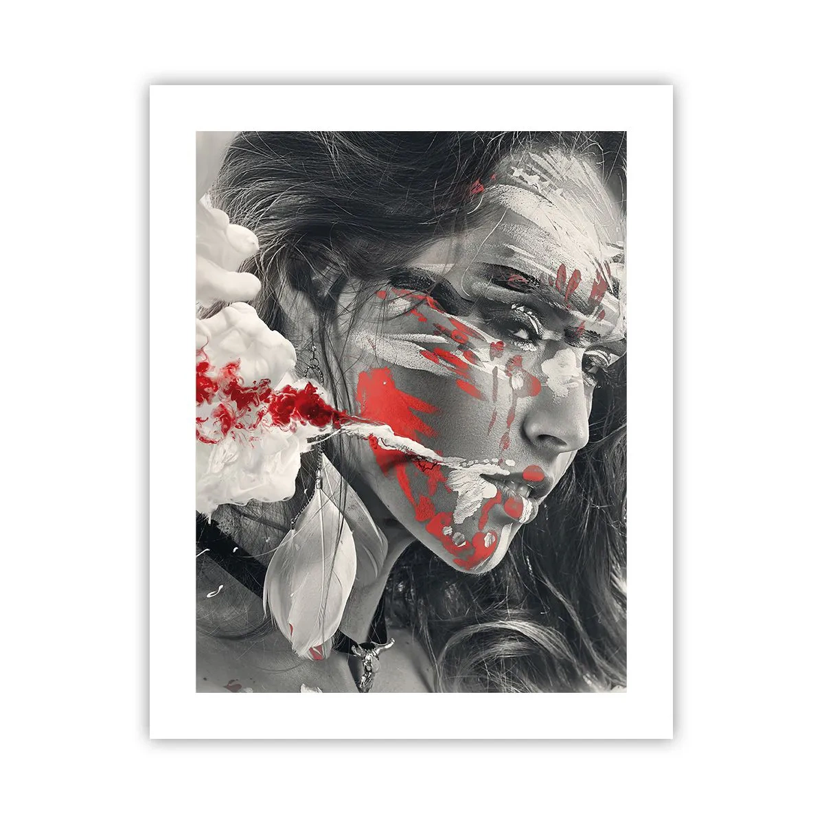 Poster - Im Dunst der Absurdität - 40x50 cm