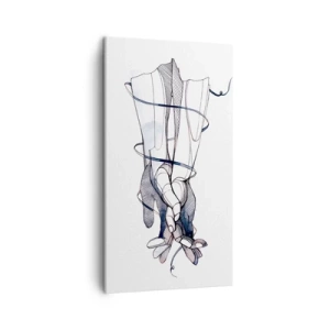 Bild auf Leinwand - Leinwandbild - Touch-Studie - 45x80 cm