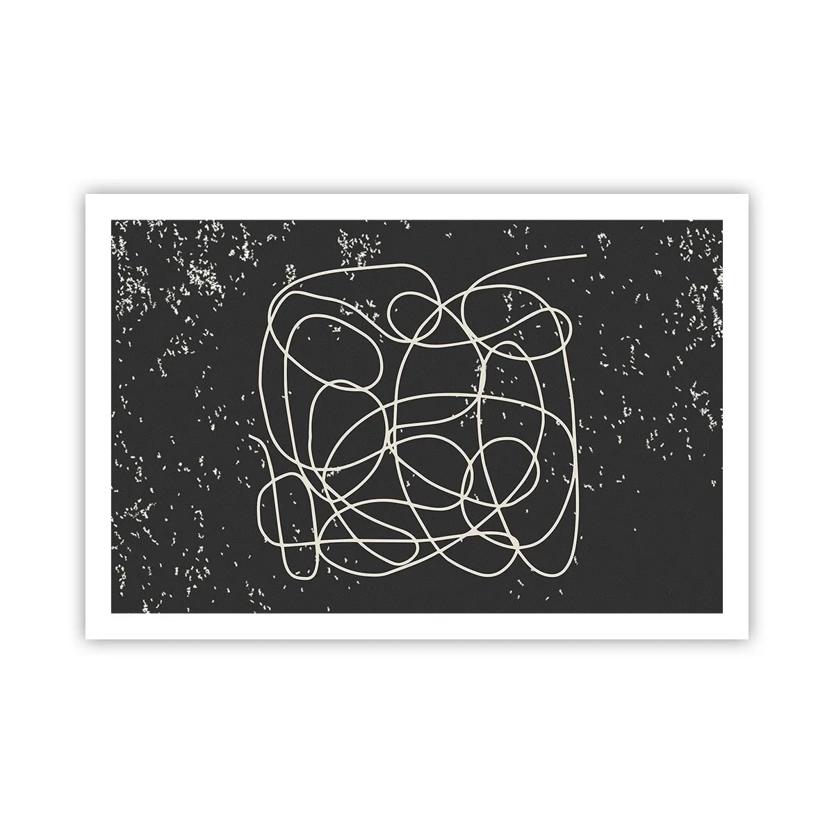 Poster - Wandernde, umherschweifende Gedanken - 91x61 cm