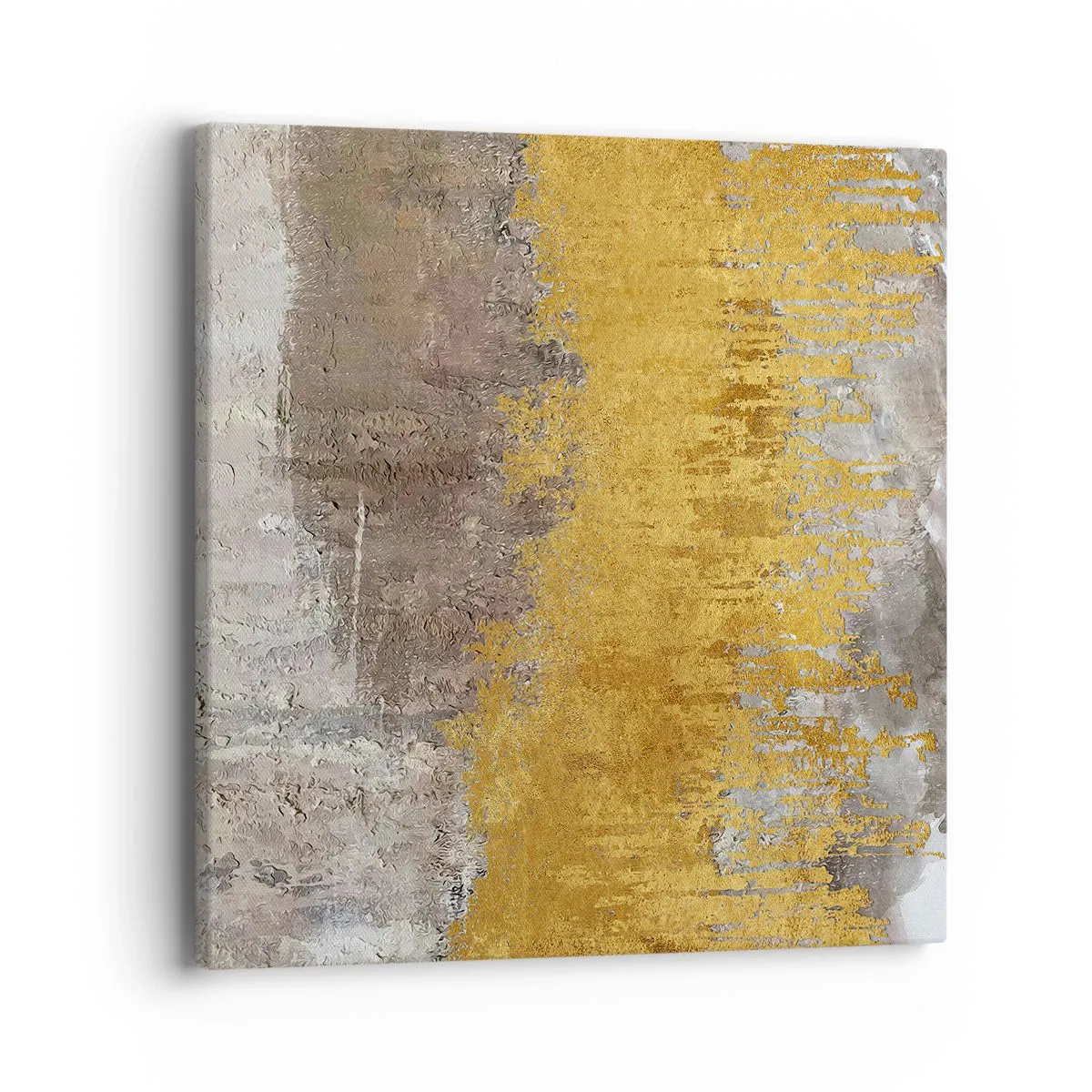 Bild auf Leinwand - Leinwandbild - Goldene Explosion - 40x40 cm