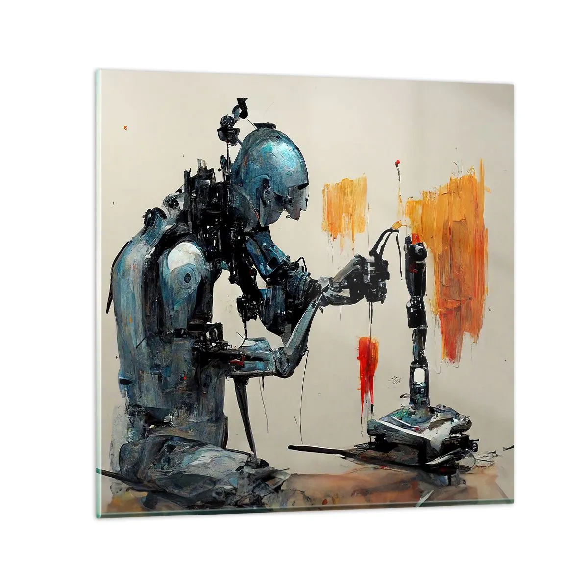 Glasbild - Bild auf glas - Schon morgen… - 40x40 cm