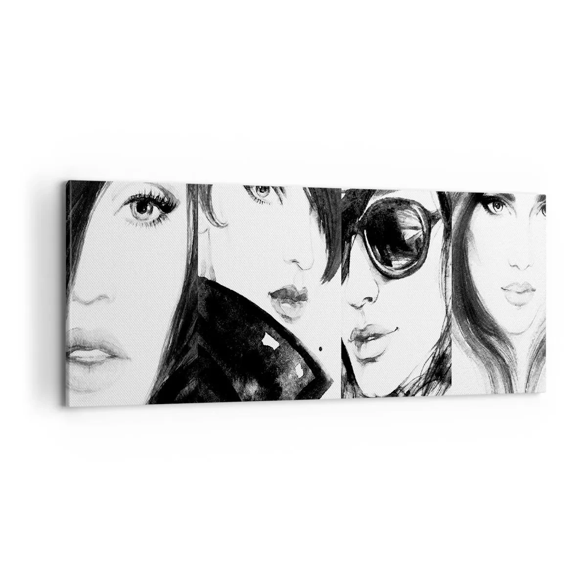 Bild auf Leinwand - Leinwandbild - Schönheit multipliziert - 100x40 cm