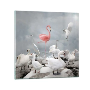 Glasbild - Bild auf glas - Wie kam ich hier hin? - 30x30 cm