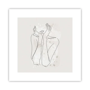 Poster - Ein träumerischer Moment - 30x30 cm