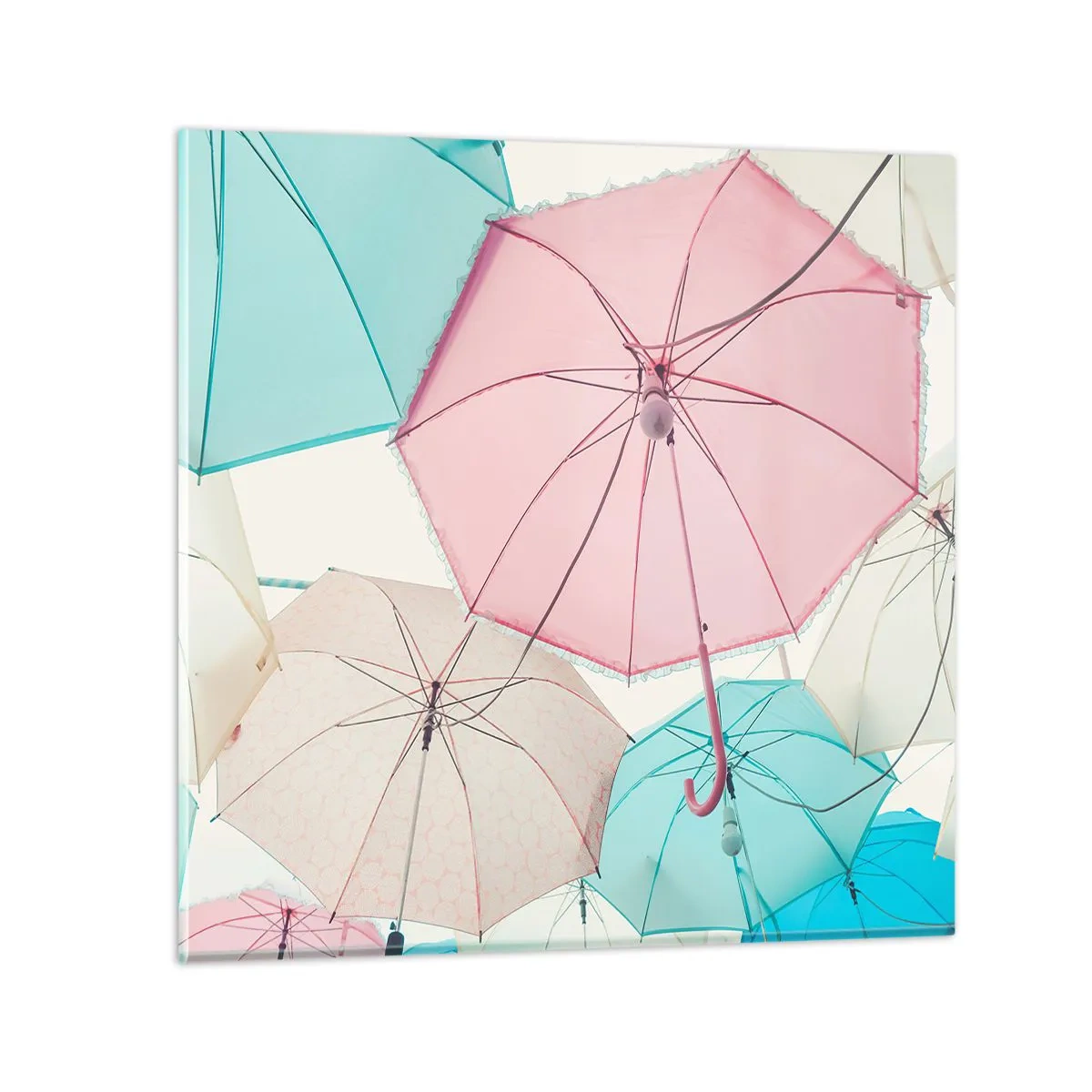 Glasbild - Bild auf glas - Mal Sonne, mal Regen - 50x50 cm