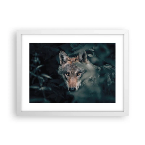 Poster in einem weißen Rahmen - Jäger - 40x30 cm