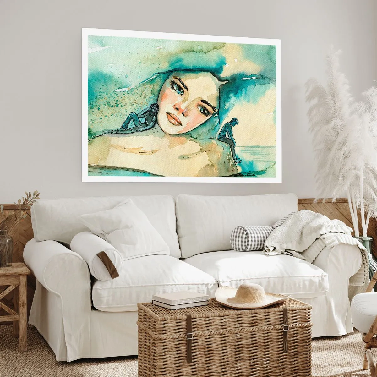 Poster - Bin ich blau? - 91x61 cm