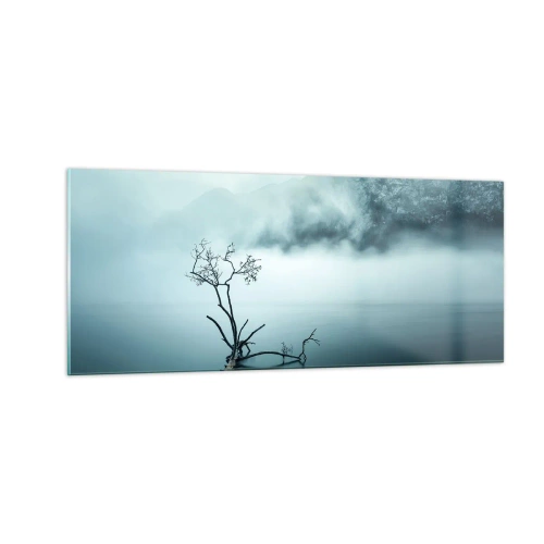 Glasbild - Bild auf glas - Aus Wasser und Nebel - 100x40 cm