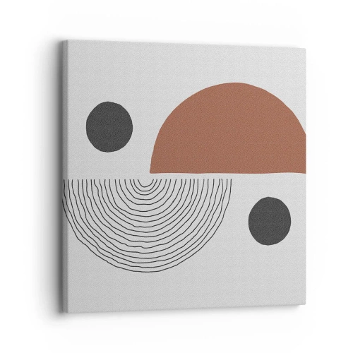 Bild auf Leinwand - Leinwandbild - Perfektion des Rades - 30x30 cm