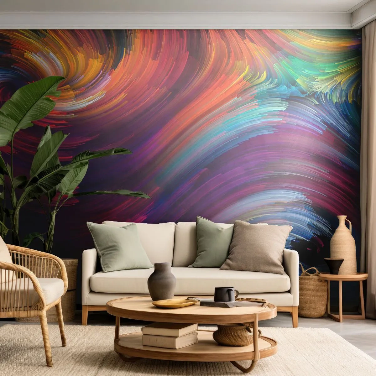 Fototapete Standard Eco - Der Beginn einer neuen Welt - Abstraktion, Stück, Modernes Muster - 300x210 cm