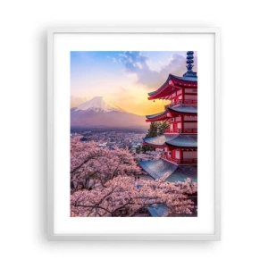 Poster in einem weißen Rahmen - Die Essenz des japanischen Geistes - 40x50 cm