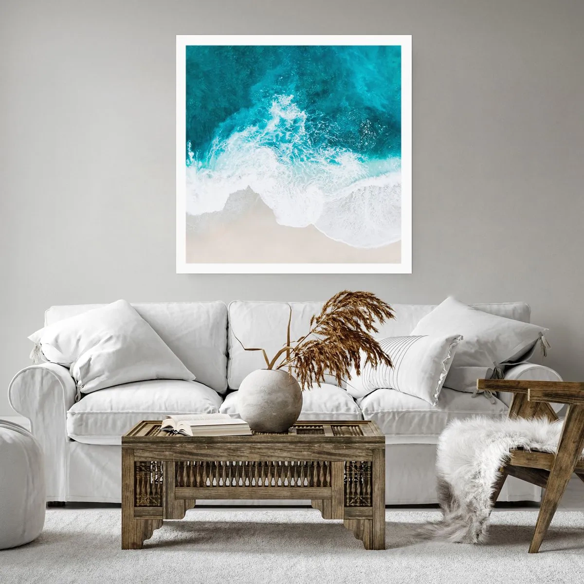 Poster - Natürliche Liebkosung - 60x60 cm