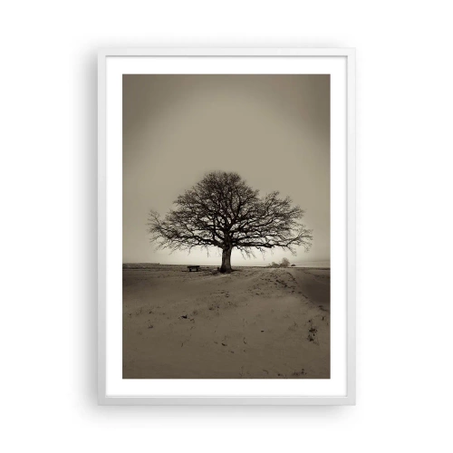 Poster in einem weißen Rahmen - Von hier zu Ewigkeit - 50x70 cm