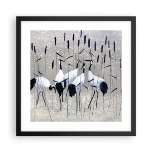 Poster in einem schwarzem Rahmen - Unter ihren eigenen - 40x40 cm