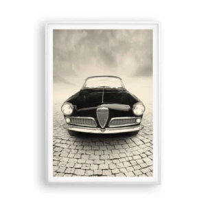 Poster in einem weißen Rahmen - Man muss mich einfach lieben - 70x100 cm