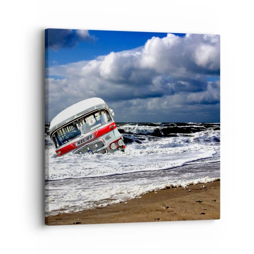 Bild auf Leinwand - Leinwandbild - Und was stehst du so erstaunt? - 30x30 cm