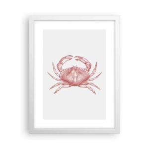Poster in einem weißen Rahmen - Krabbe aller Krabben - 30x40 cm