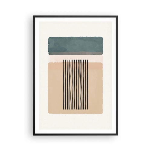 Poster in einem schwarzem Rahmen - Alles ist in Ordnung - 70x100 cm